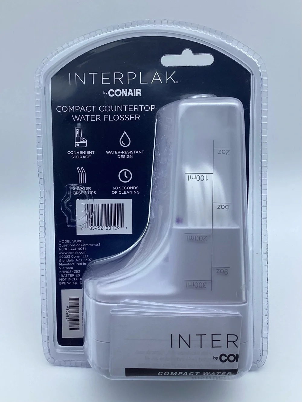 Interplak by Conair Compact Cordless Water Flossing System, Dental Jet Pick